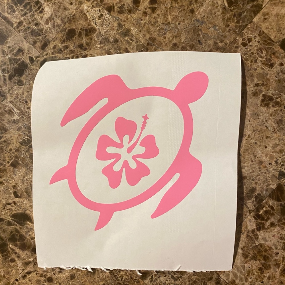 Turtle decal